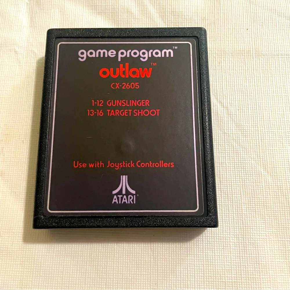 💥4/$20💥 Atari 2600 game - Outlaw - Picture 1 of 3